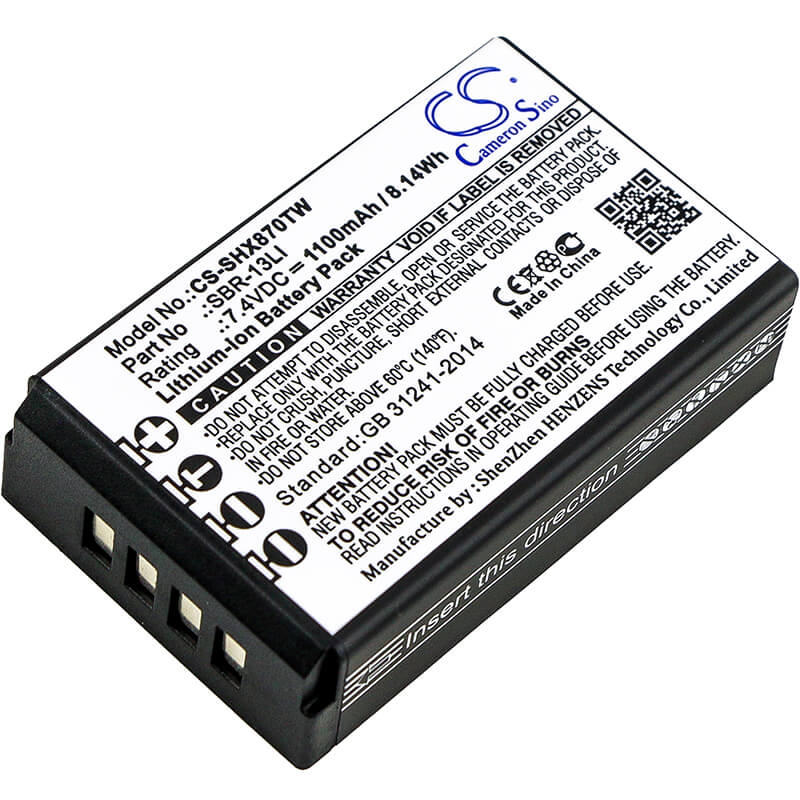 7.4V, 1100mAh, Li-ion Battery fits Horizon, Hx870, Hx870e, 8.14Wh