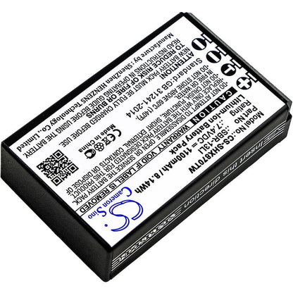 7.4V, 1100mAh, Li-ion Battery fits Horizon, Hx870, Hx870e, 8.14Wh