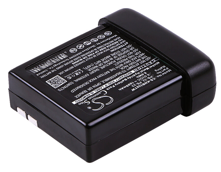 6.0V, 1000mAh, Ni-MH Battery fits Kenwood, H-79a, Th-208, 6Wh