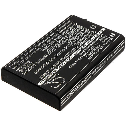 3.7V, 1500mAh, Li-ion Battery fits Uniden, Uh810, Uh810s, 5.55Wh