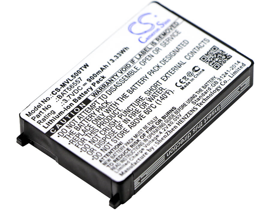 3.7V, 900mAh, Li-ion Battery fits Motorola, Cls1000, Cls1100, 3.33Wh