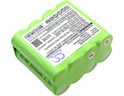 9.6V, 2000mAh, Ni-MH Battery fits Ritron, Patriot Rtx150, Patriot Rtx450, 19.2Wh