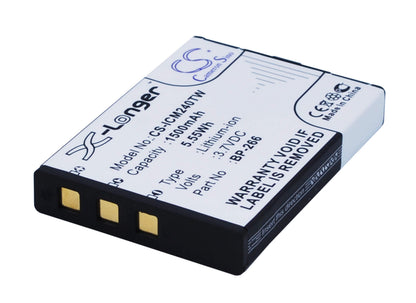 3.7V, 1500mAh, Li-ion Battery fits Icom, Ic-m23, Ic-m24, 5.55Wh
