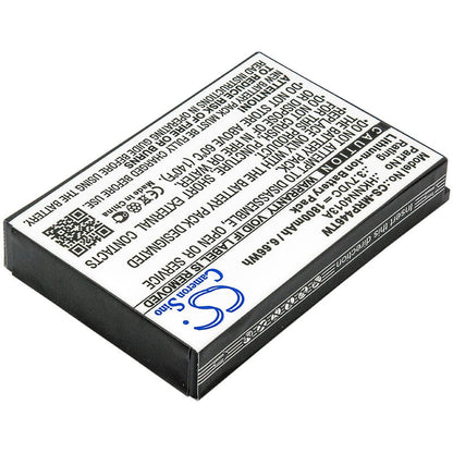 3.7V, 1800mAh, Li-ion Battery fits Motorola, Clp1010, Clp1040, 6.66Wh