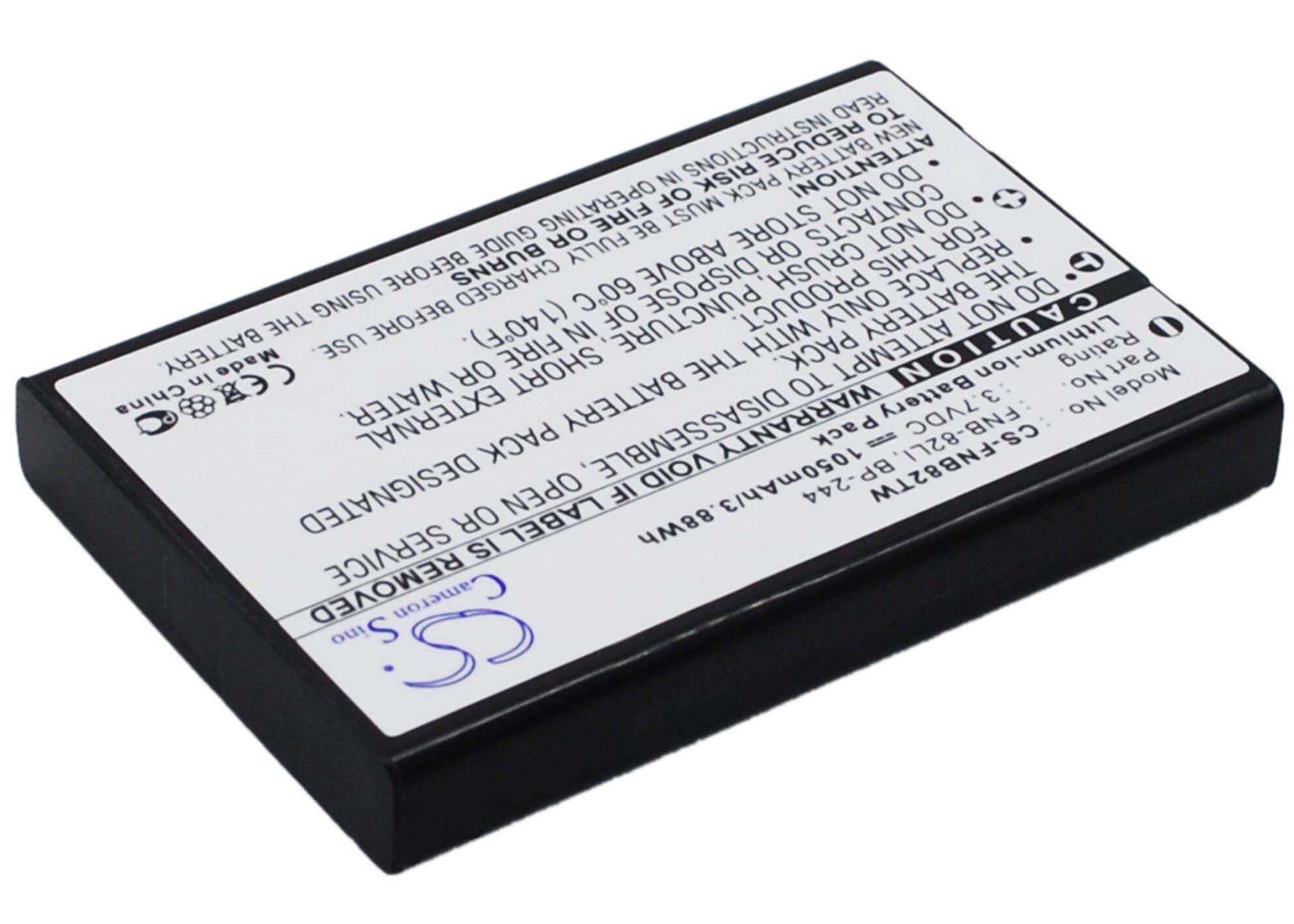 3.7V, 1050mAh, Li-ion Battery fits Maas, Aht-7, 3.885Wh