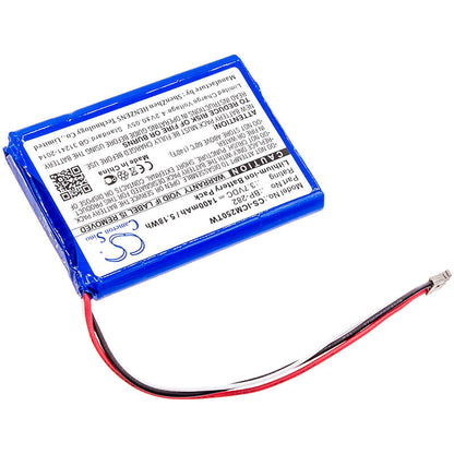 3.7V, 1400mAh, Li-ion Battery fits Icom, Ic-m25, 5.18Wh