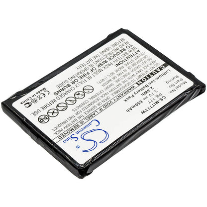 3.7V, 650mAh, Li-ion Battery fits Midland, 777, Pmr446+, 2.405Wh