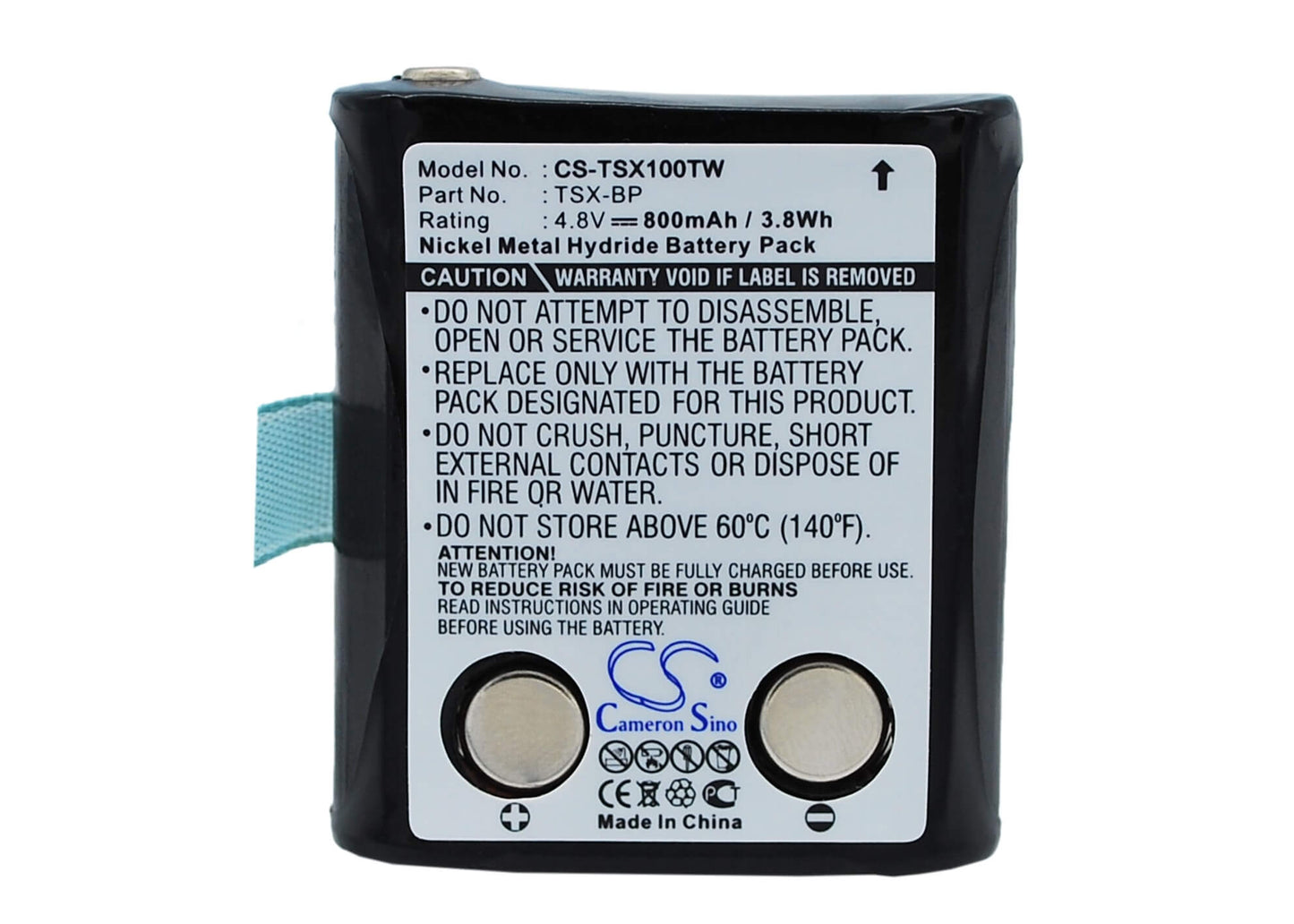 4.8V, 800mAh, Ni-MH Battery fits Doro, Wt86, 3.84Wh