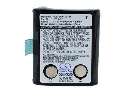 4.8V, 800mAh, Ni-MH Battery fits Doro, Wt86, 3.84Wh