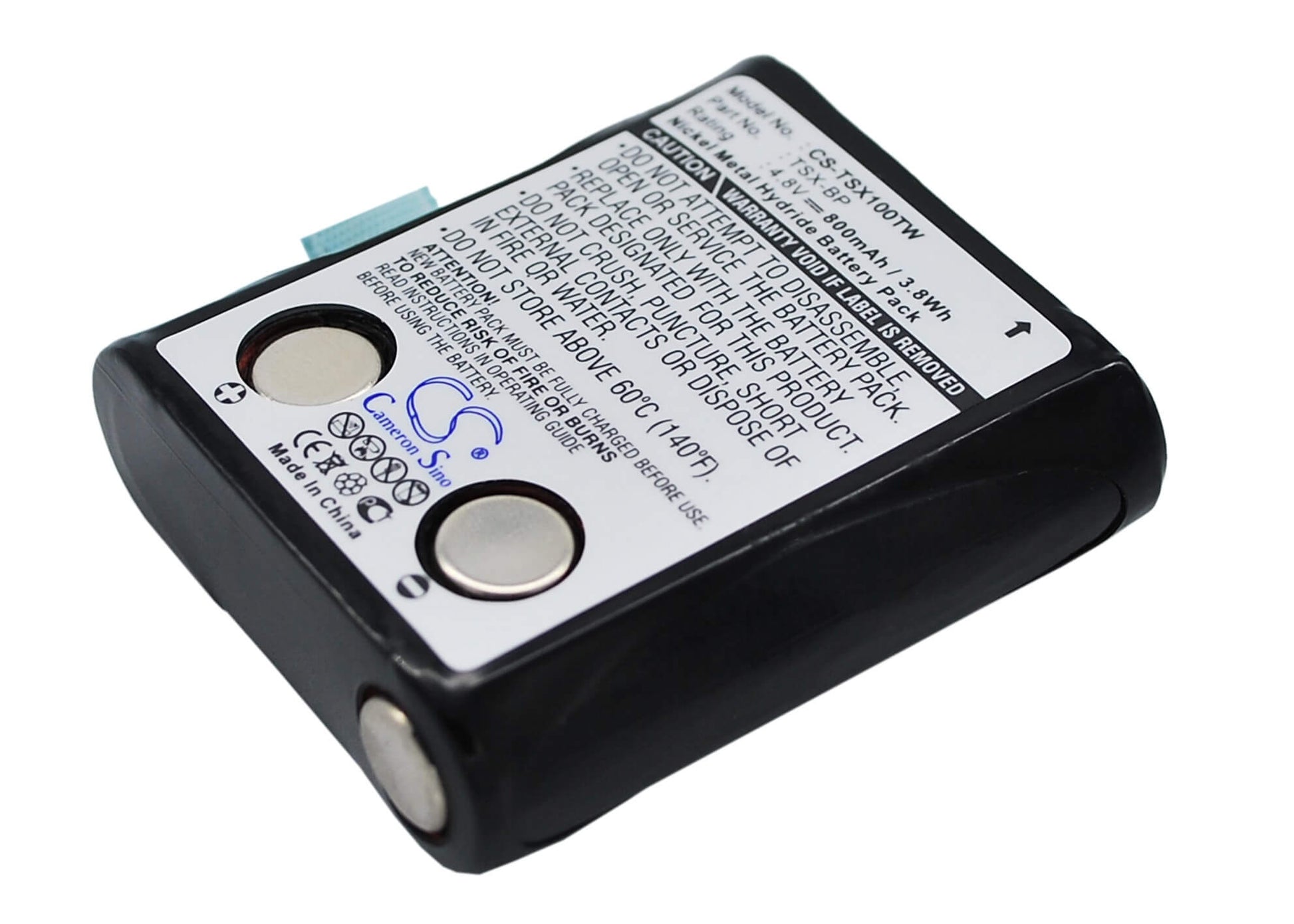 4.8V, 800mAh, Ni-MH Battery fits Doro, Wt86, 3.84Wh