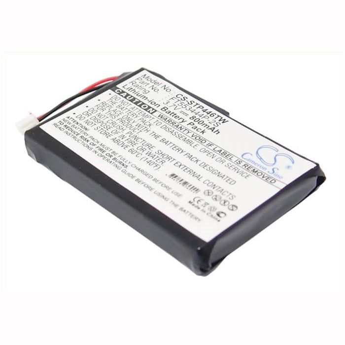 3.7V, 800mAh, Li-ion Battery fits Stabo, 20640, Freecomm 600 Set, 2.96Wh