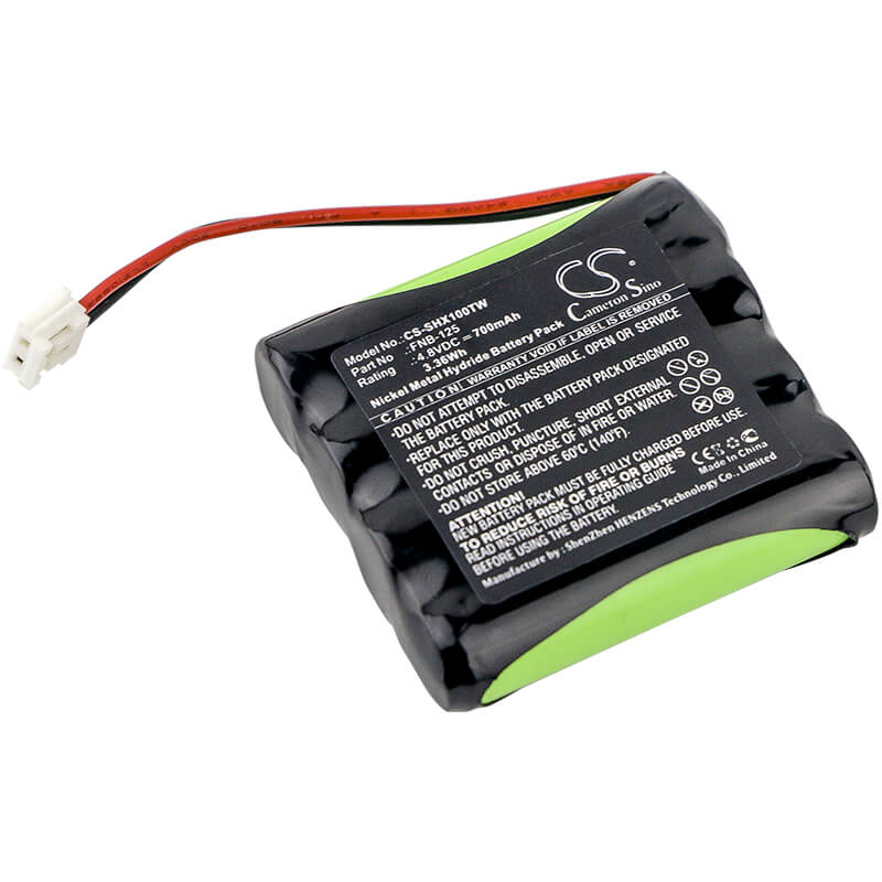4.8V, 700mAh, Ni-MH Battery fits Standard Horizon, Hx100, 3.36Wh