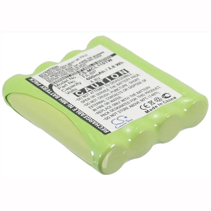 4.8V, 600mAh, Ni-MH Battery fits Switel, Wt237, 2.88Wh