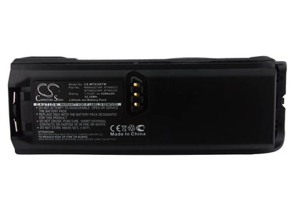 7.5V, 4300mAh, Li-ion Battery fits Motorola, Ntn8293, Ntn8294, 32.25Wh
