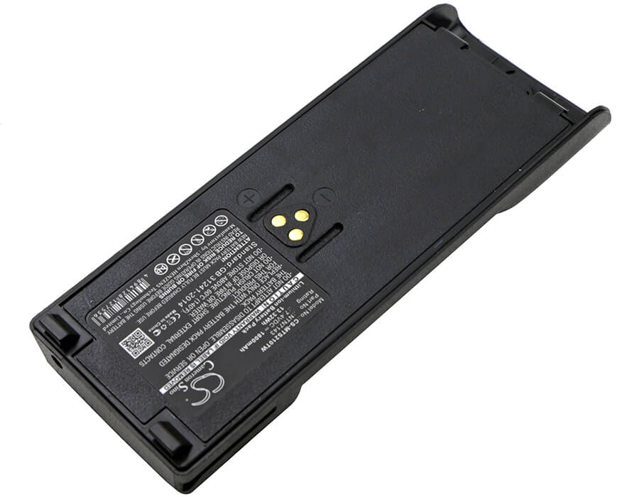 7.4V, 1800mAh, Li-ion Battery fits Motorola, Gp1200, Gp2010, 13.32Wh