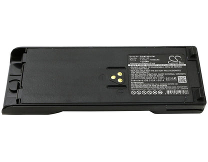 7.4V, 1800mAh, Li-ion Battery fits Motorola, Gp1200, Gp2010, 13.32Wh