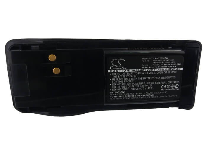 7.5V, 1800mAh, Ni-MH Battery fits Motorola, Gp350, 13.5Wh