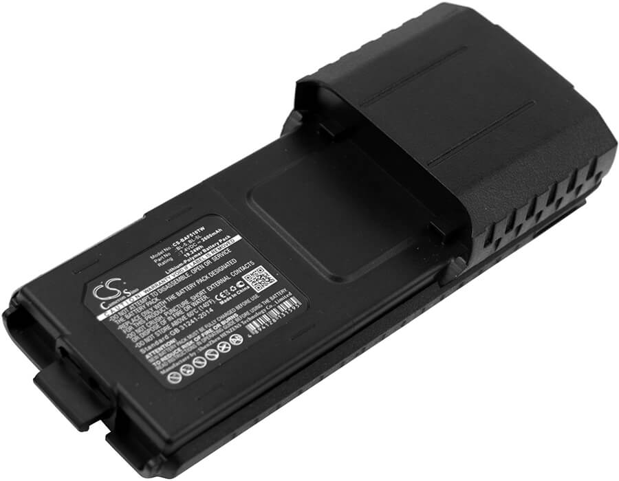 7.4V, 2600mAh, Li-Polymer Battery fits Baofeng, Bf-f8 Plus, Bf-f8+, 19.24Wh