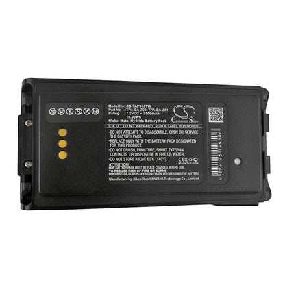7.2V, 2500mAh, Ni-MH Battery fits Tait, Tp9100, Tp9135, 18Wh