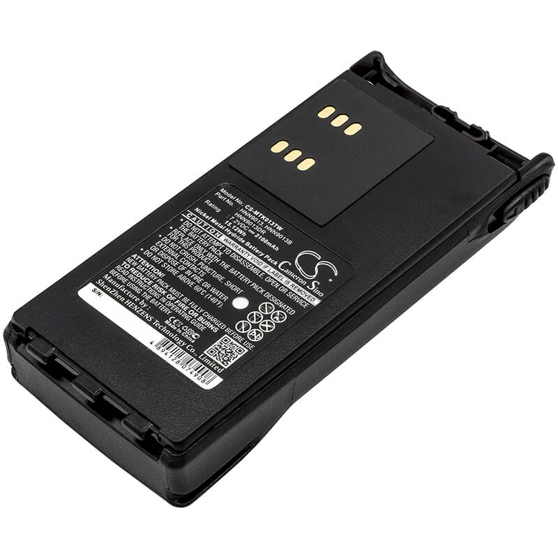 7.2V, 2100mAh, Ni-MH Battery fits Motorola, Gp1280, Gp140, 15.12Wh