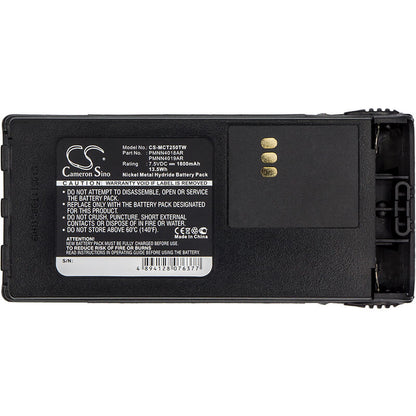 7.5V, 1800mAh, Ni-MH Battery fits Motorola, Ct150, Ct250, 13.5Wh