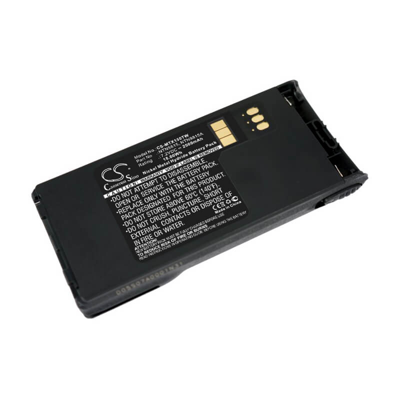 7.2V, 2500mAh, Ni-MH Battery fits Motorola, Mt1500, Nt1500, 18Wh