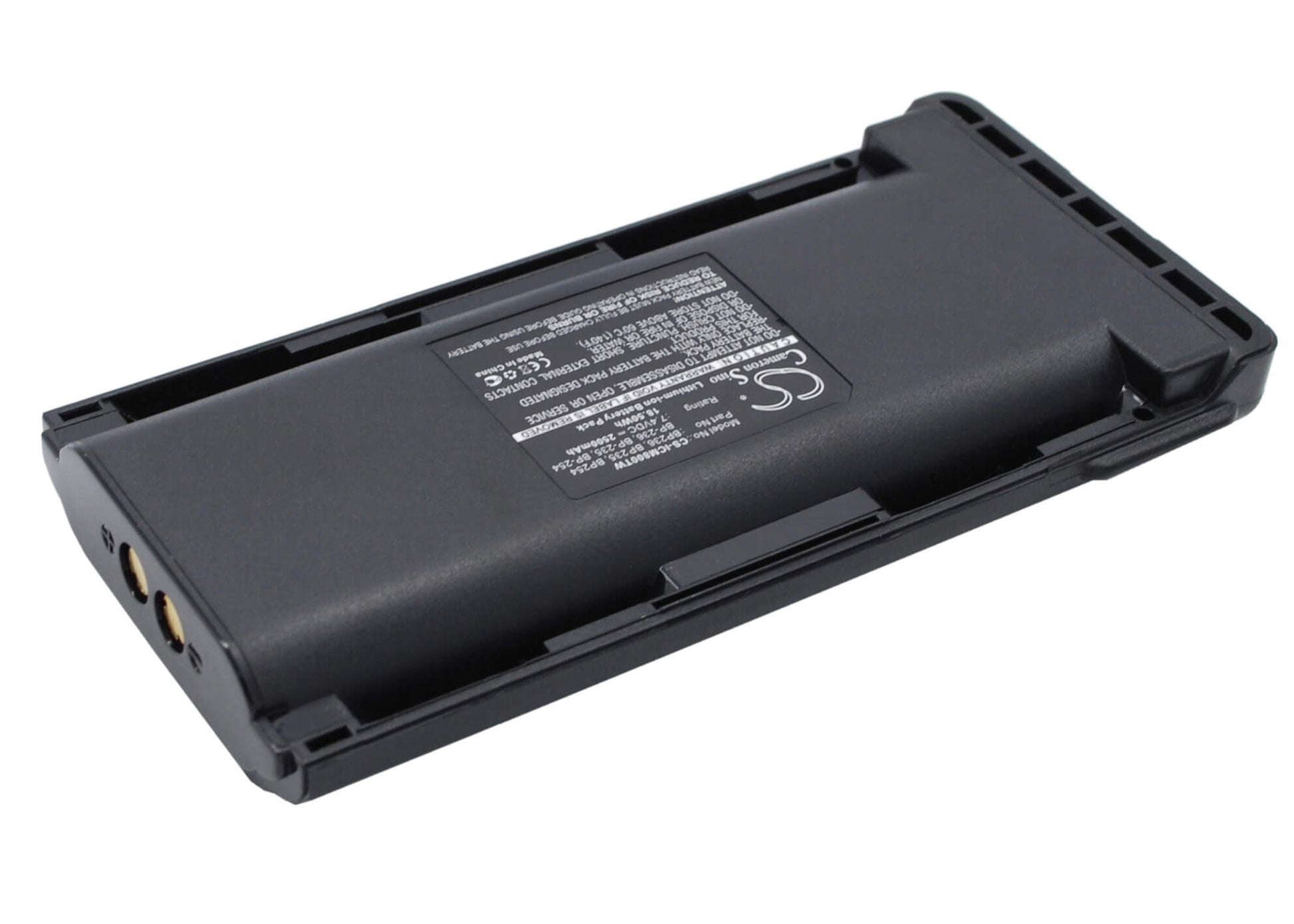 7.4V, 2500mAh, Li-ion Battery fits Icom, Ic-f70, Ic-f70d, 18.5Wh