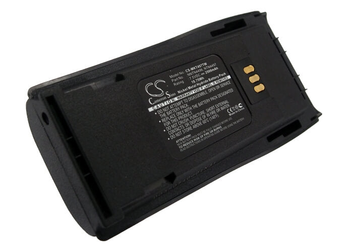 7.5V, 2500mAh, Ni-MH Battery fits Motorola, Cp040, Cp140, 18.75Wh