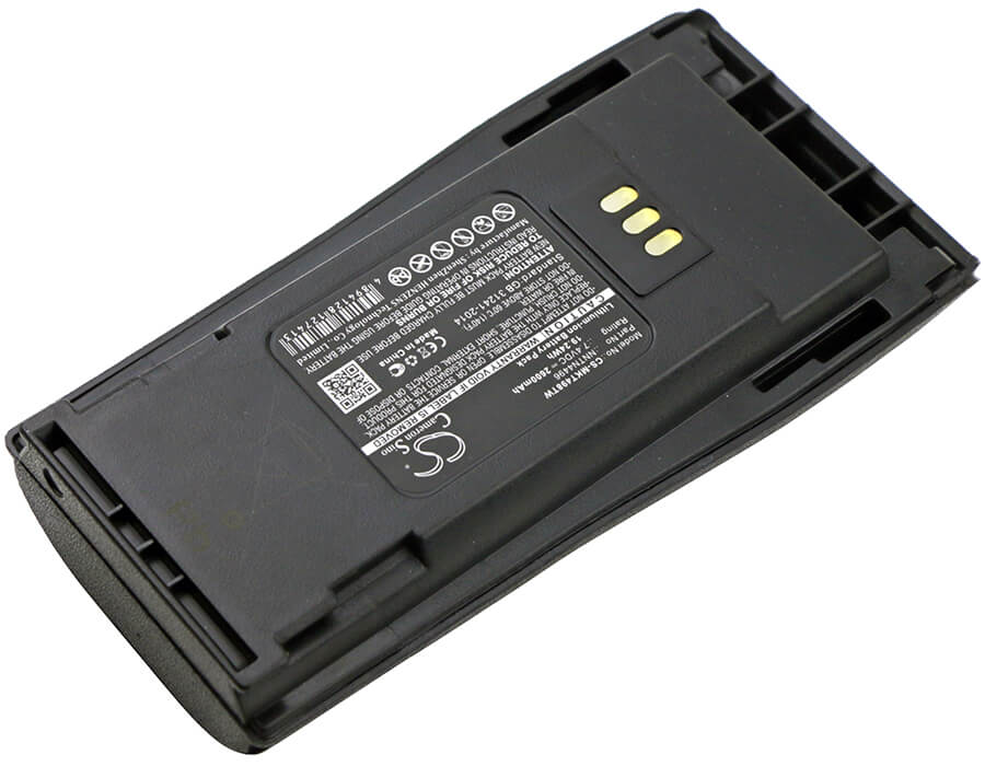 7.4V, 2600mAh, Li-ion Battery fits Motorola, Cp040, Cp140, 19.24Wh