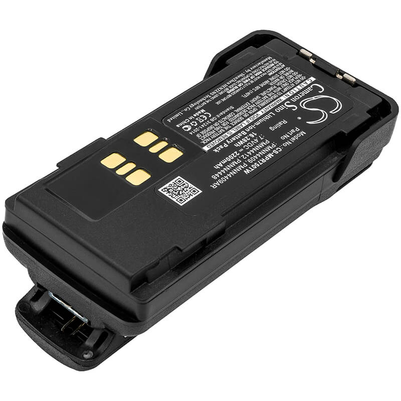 7.4V, 2200mAh, Li-ion Battery fits Motorola, Dp2600e, Dp4000, 16.28Wh
