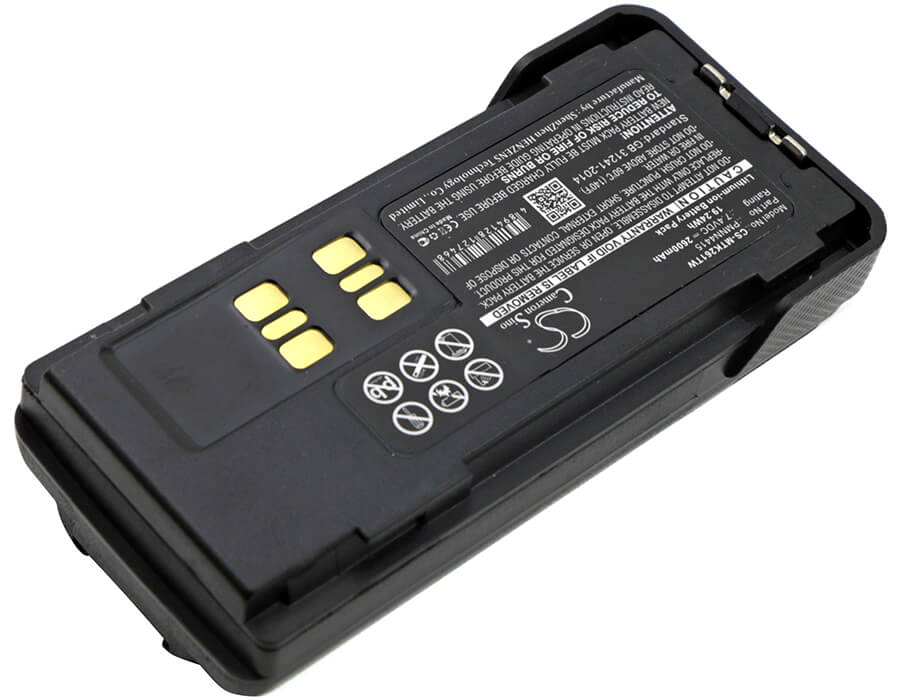 7.4V, 2600mAh, Li-ion Battery fits Motorola, Dp2400, Dp-2400, 19.24Wh
