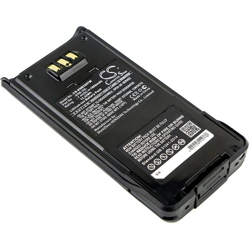 7.4V, 1800mAh, Li-ion Battery fits Kenwood, Tk-2180, Tk-3160, 13.32Wh
