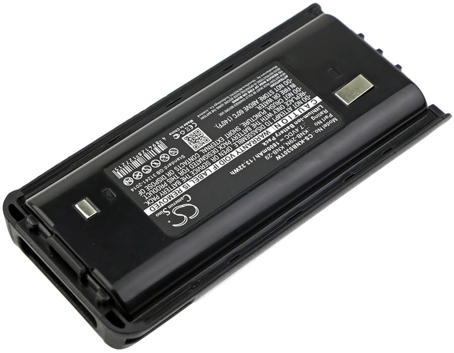 7.4V, 1800mAh, Li-ion Battery fits Kenwood, Nx-240, Nx-240v, 13.32Wh