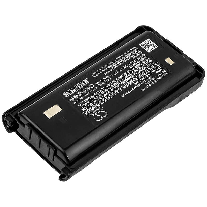 7.4V, 2600mAh, Li-ion Battery fits Kenwood, Nx-240, Nx-240v16p, 19.24Wh