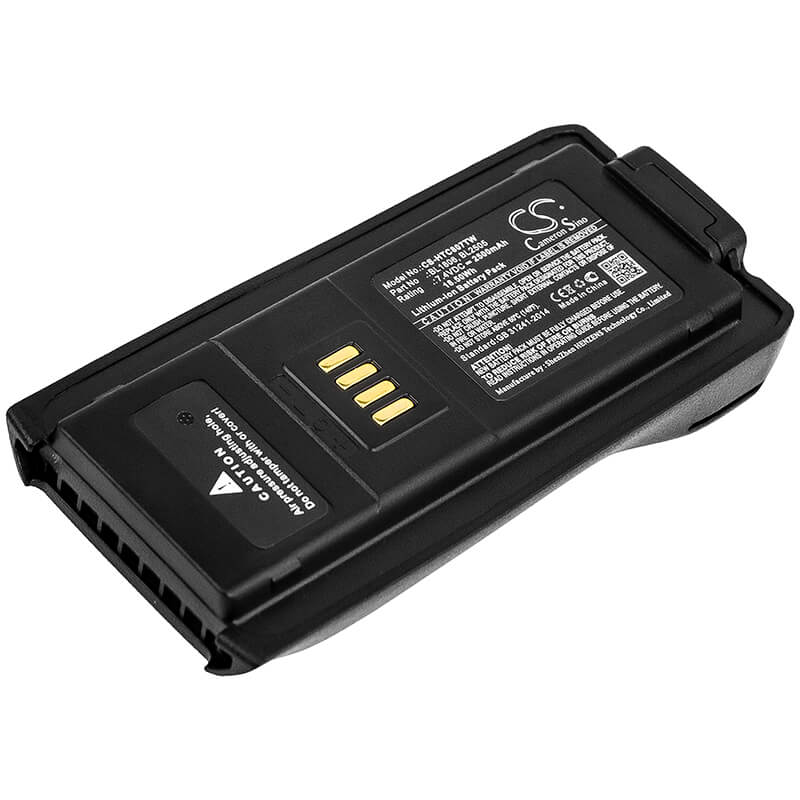 7.4V, 2500mAh, Li-ion Battery fits Hyt, Pt580, Pt580h, 18.5Wh