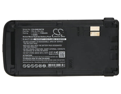 7.2V, 1100mAh, Ni-MH Battery fits Kenwood, Th-d7a, Th-d7e, 7.92Wh