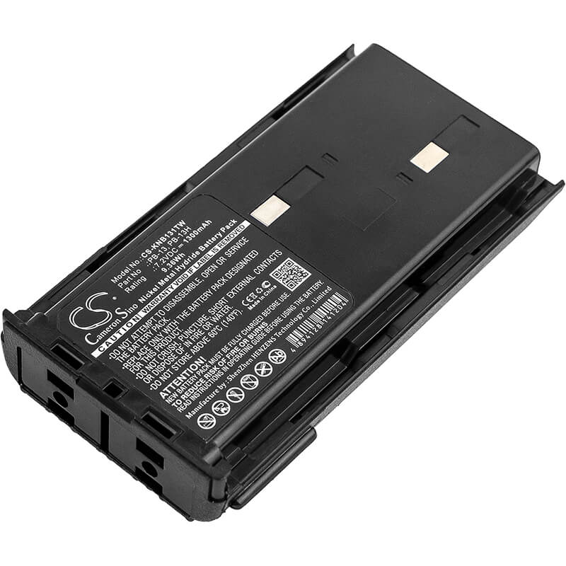 7.2V, 1300mAh, Ni-MH Battery fits Kenwood, Th-26at, Th-27, 9.36Wh