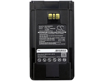 7.4V, 2600mAh, Li-ion Battery fits Vertex, Vx-450, Vx-451, 19.24Wh