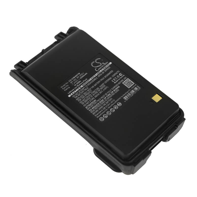 7.4V, 2200mAh, Li-ion Battery fits Icom, Ic-3101, Ic-4101, 16.28Wh