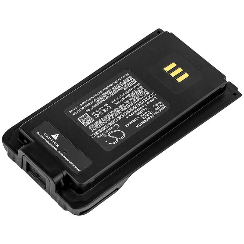 7.4V, 2000mAh, Li-ion Battery fits Hytera, Pd985, Pd985u, 14.8Wh
