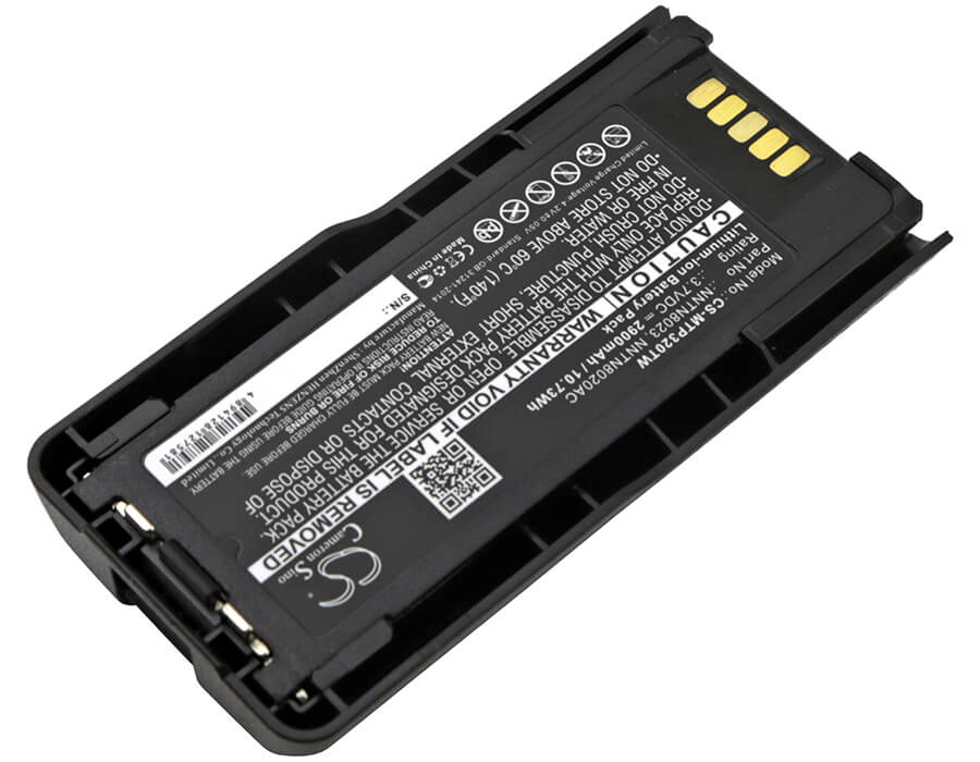 3.7V, 2900mAh, Li-ion Battery fits Motorola, Mtp3100, Mtp3200, 10.73Wh