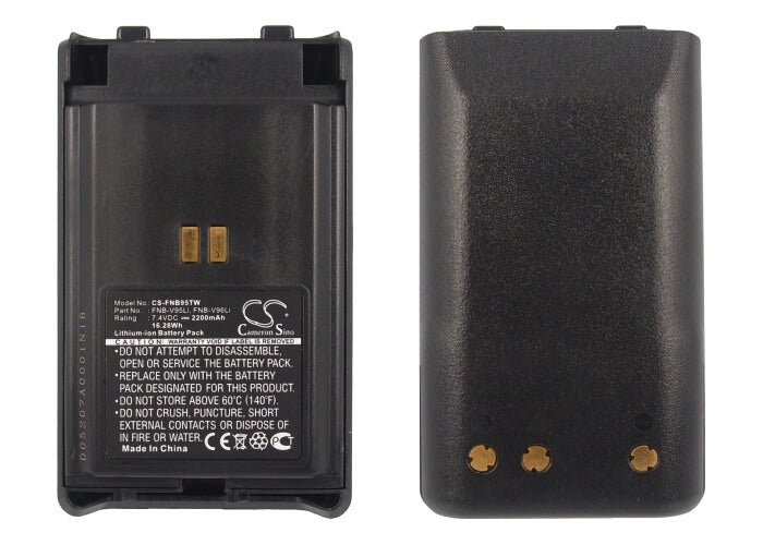 7.4V, 2200mAh, Li-ion Battery fits Yaesu, Vx350, Vx-350, 16.28Wh