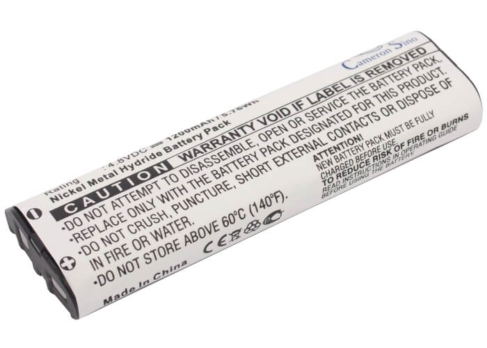 4.8V, 1200mAh, Ni-MH Battery fits Motorola, 53871, Cp100, 5.76Wh
