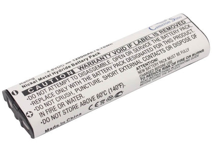 4.8V, 1200mAh, Ni-MH Battery fits Motorola, 53871, Cp100, 5.76Wh
