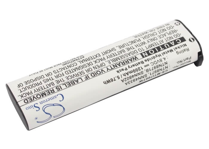 4.8V, 1200mAh, Ni-MH Battery fits Motorola, 53871, Cp100, 5.76Wh