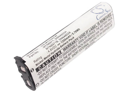 4.8V, 1200mAh, Ni-MH Battery fits Motorola, 53871, Cp100, 5.76Wh