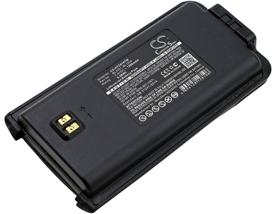 7.4V, 1200mAh, Li-ion Battery fits Hyt, Tc-610, Tc-610p, 8.88Wh