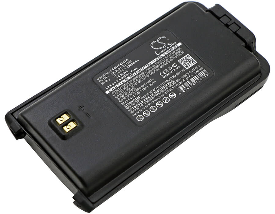 7.4V, 2000mAh, Li-ion Battery fits Hytera, Tc-610, Tc-610p, 14.8Wh