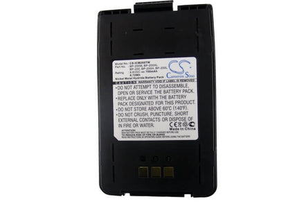 9.6V, 700mAh, Ni-MH Battery fits Icom, Ic-a23, Ic-a5, 6.72Wh