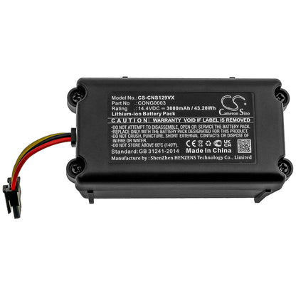 14.4V, 3000mAh, Li-ion Battery fits Bagotte, Bl509, 43.2Wh